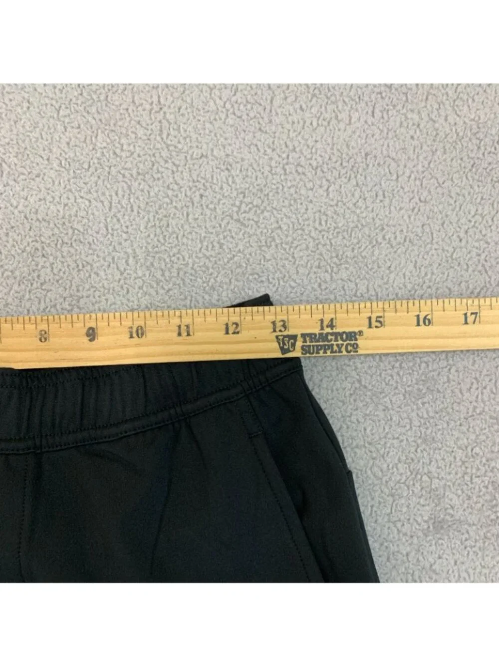 NWT Russell Athletic Men's S Black Tapered Fit Pant Stretch Zippered Pocket
